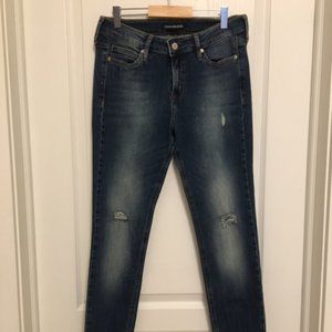 Calvin Klein Skinny Jeans, Size 30